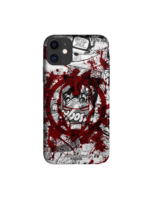 

CelfieDesign Multicolored Splash Out Ironman iPhone 11 Slim Back Case, Multi