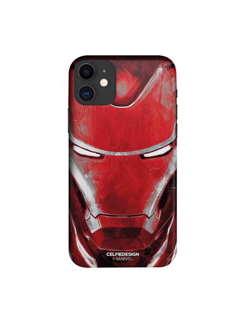 

CelfieDesign Red & Grey Charcoal Art Iron man iPhone 11 Slim Back Case