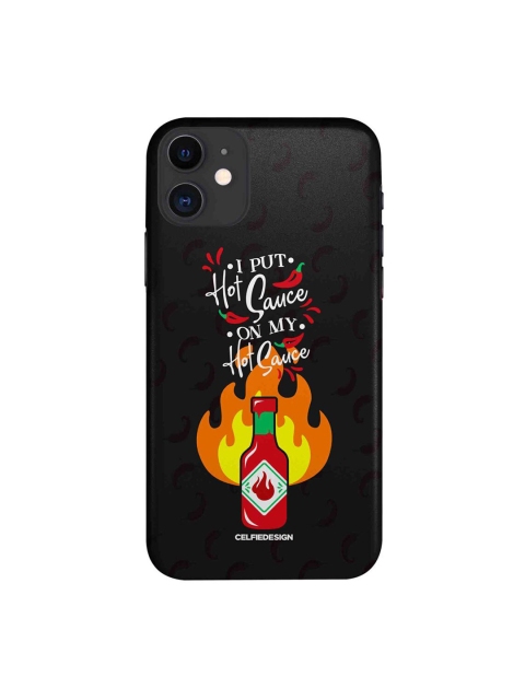 

CelfieDesign Black Hot Sauce iPhone 11 Slim Back Case