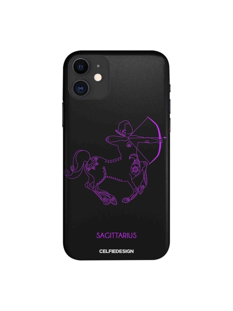 

CelfieDesign Black & Purple Sagittarius iPhone 11 Slim Back Case