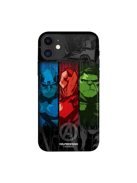 

CelfieDesign Black & Red Avengers Sketch iPhone 11 Slim Back Case