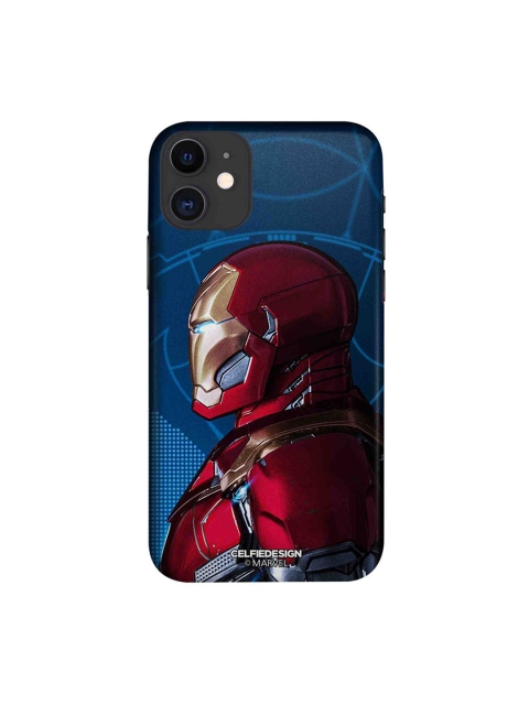 

CelfieDesign Blue & Red Iron Man side Armor iPhone 11 Slim Back Case