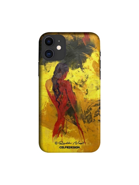

CelfieDesign Yellow & Red Lady In Red iPhone 11 Slim Back Case