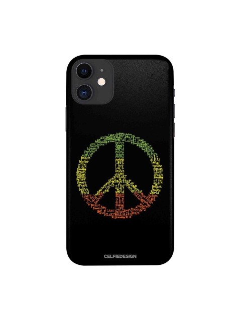 

CelfieDesign Black & Blue Symbol Of Peace iPhone 11 Slim Back Case