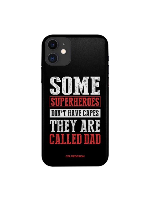 

CelfieDesign Black & White They Are Called Superhero Printed iPhone 11 Slim Back Case
