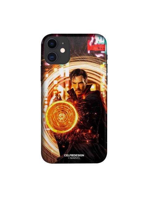 CelfieDesign Brown & Yellow Dr Strange Opening Portal iPhone 11 Slim Back Case