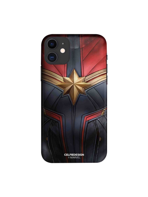

CelfieDesign Grey & Red Suit up Captain Marvel Printed iPhone 11 Slim Back Case