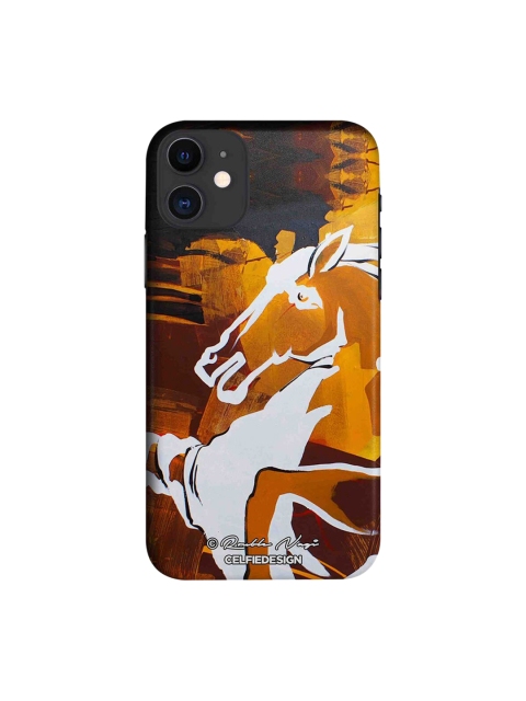 

CelfieDesign Black & Brown Glory Run Printed iPhone 11 Slim Back Case