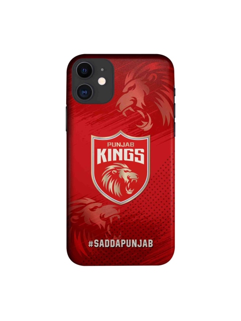 

CelfieDesign Red & White Punjab Kings Crest iPhone 11 Slim Back Case