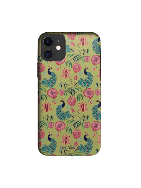

CelfieDesign Green & Blue Payal Singhal Anaar & Mor iPhone 11 Slim Back Case