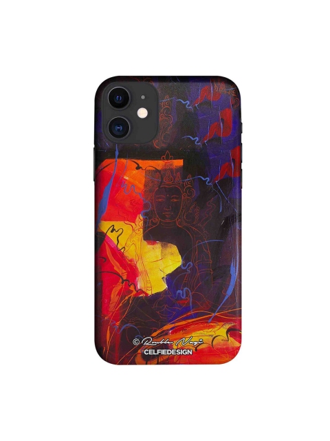 

CelfieDesign Red & Blue Moksha iPhone 11 Slim Back Case