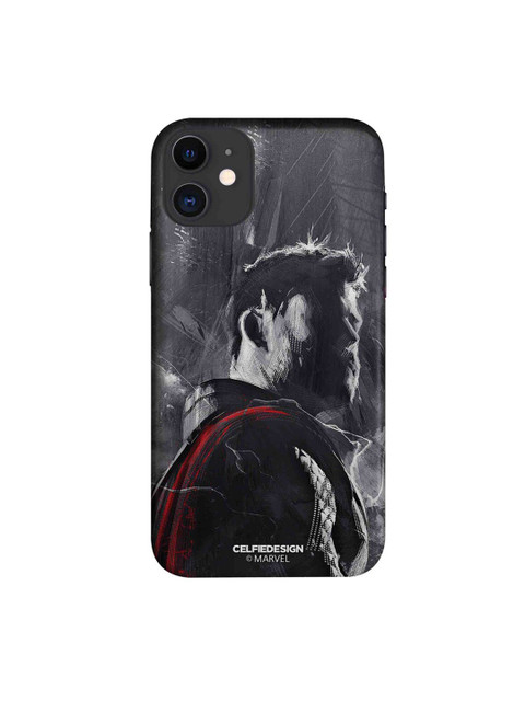 

CelfieDesign Black & White Charcoal Art Thor iPhone 11 Slim Back Case