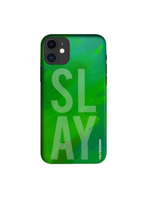 

CelfieDesign Green Slay iPhone 11 Slim Back Case