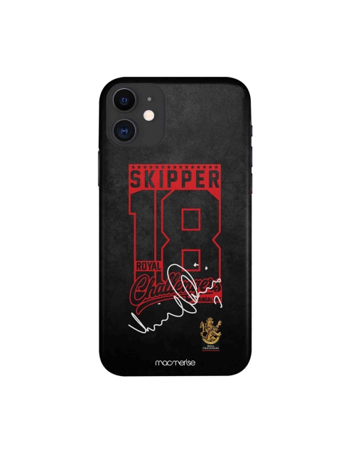 

CelfieDesign Black & Red Autograph Virat iPhone 11 Slim Back Case