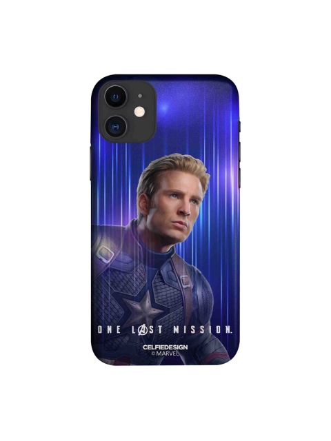 

CelfieDesign Blue & Beige One Last Mission iPhone 11 Slim Back Case