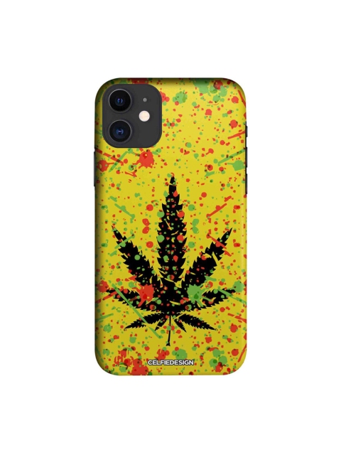 

CelfieDesign Yellow & Red Rasta Splash iPhone 11 Slim Back Case