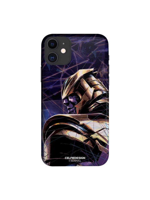 

CelfieDesign Purple & Gold Thanos on Edge iphone 11 Slim Back Case