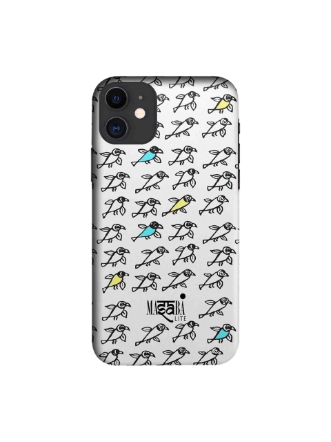 

CelfieDesign Black & White Masaba Bird Print iPhone 11 Slim Back Case