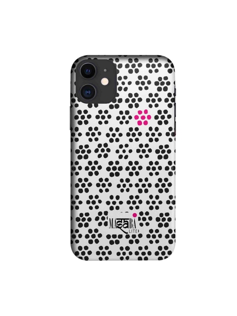 

CelfieDesign Black & White Masaba Boondi Print iPhone 11 Slim Back Case