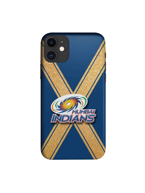 

CelfieDesign Blue & Gold Mumbai Indians Crest iphone 11 Slim Back Case