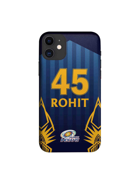

CelfieDesign Blue & Yellow Mumbai Indians Gear Up iPhone 11 Slim Back Case