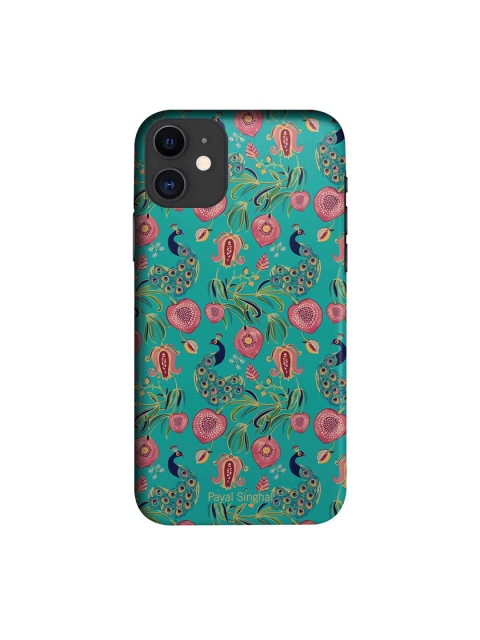 

CelfieDesign Teal & Pink Payal Singhal Anaar and Mor iphone 11 Slim Back Case