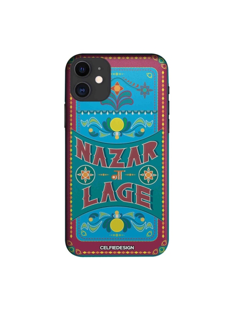 

CelfieDesign Blue & Pink Printed Plastic iPhone 11 Slim Back Case