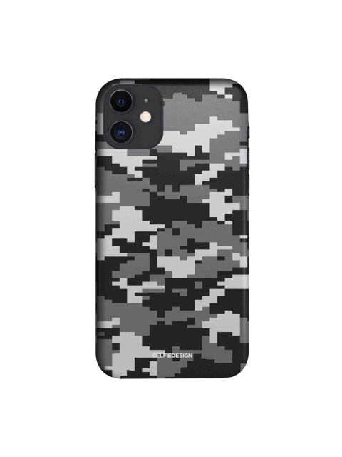 

CelfieDesign Black Camo Pixel Ash iPhone 11 Slim Back Case