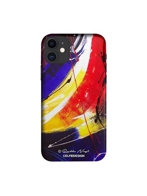 

CelfieDesign Multicolored Free Mind Printed iPhone 11 Slim Back Case, Multi