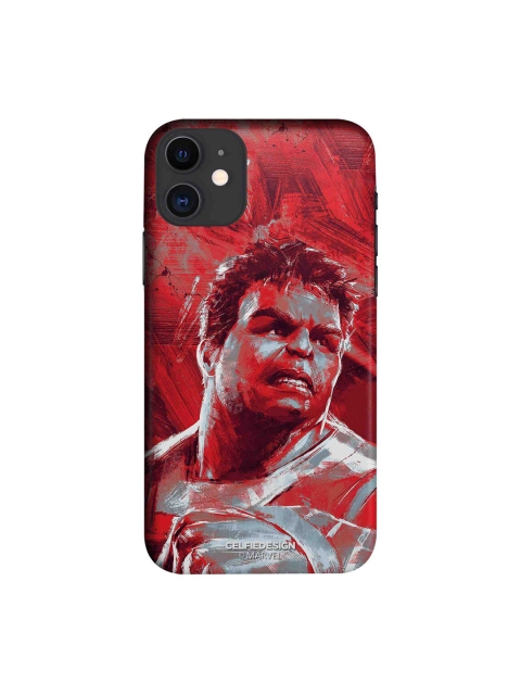 

CelfieDesign Grey & Red Charcoal Art Hulk Printed iPhone 11 Slim Back Case