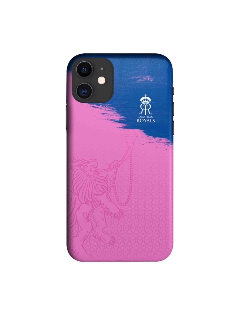 

CelfieDesign Pink & Blue Rajasthan Royals Crest iPhone 11 Slim Back Case