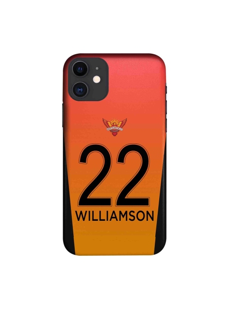 

CelfieDesign Black & Orange Sunrisers Hyderabad Gear Up iPhone 11 Slim Back Case