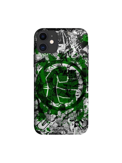

CelfieDesign Black & White Splash Out Hulk Fist iPhone 11 Slim Back Case