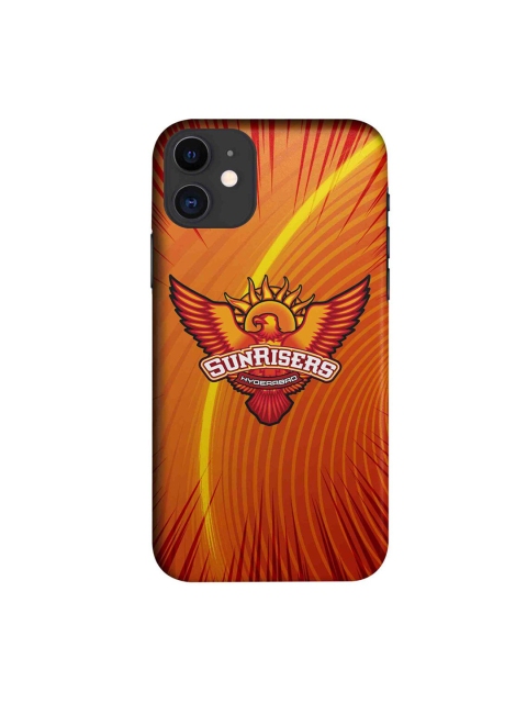 

CelfieDesign Yellow & Red Sunrisers Hyderabad Crest iPhone 11 Back Case