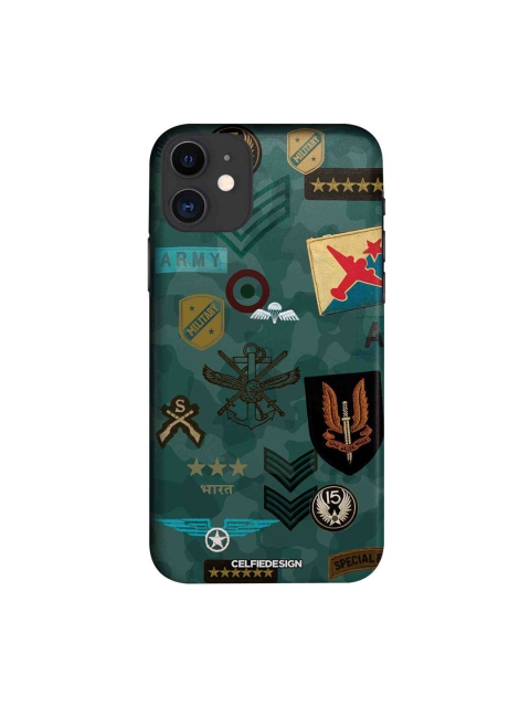 

CelfieDesign Black & Green Roger That iPhone 11 Slim Back Case