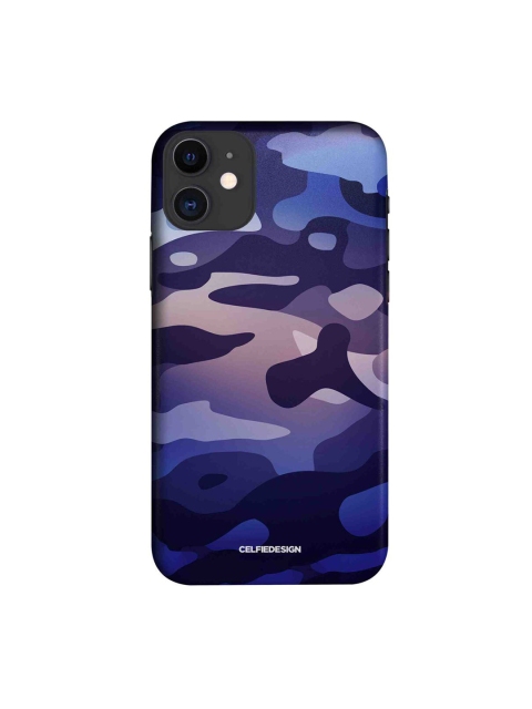 

CelfieDesign Blue Camo Cyber Grape iPhone 11 Slim Back Case