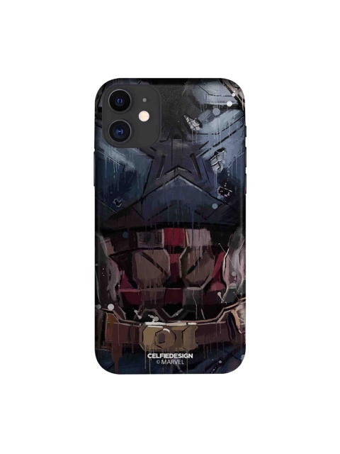

CelfieDesign Blue & Red Grunge Suit Steve iphone 11 Slim Back Case