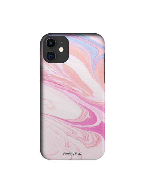 

CelfieDesign White & Pink Marble Petal iphone 11 Slim Back Case