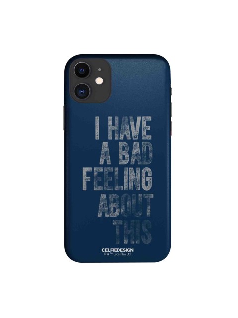 

CelfieDesign Blue & Grey Bad Feeling Printed iPhone 11 Slim Back Case