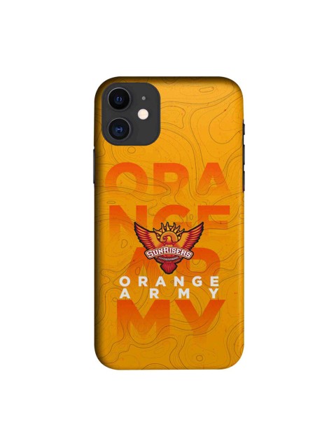 

CelfieDesign Orange & White SRH Orange Army Printed iPhone 11 Slim Back Case