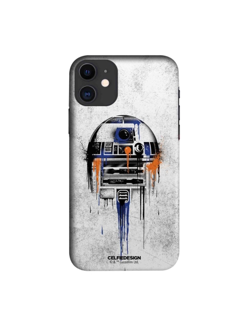 

CelfieDesign Grey & Black Astro Droid Printed iPhone 11 Slim Back Case