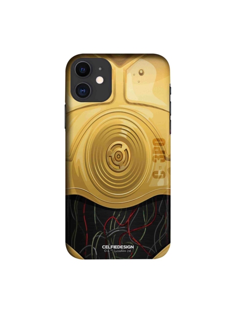 

CelfieDesign Black & Yellow Attire C3PO iPhone 11 Slim Back Case