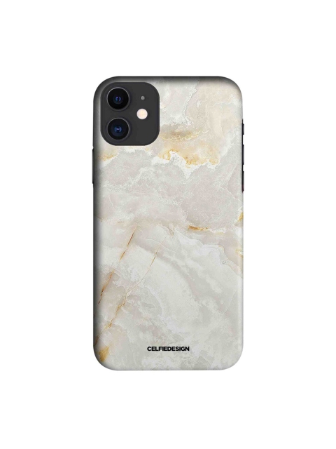 

CelfieDesign White Marble Creama Marfil iPhone 11 Slim Back Case