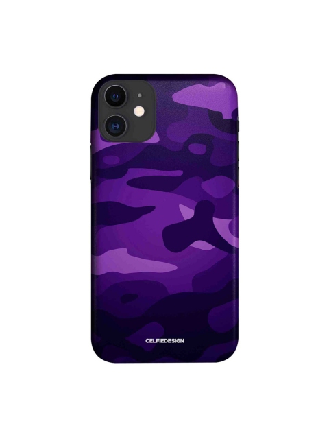 

CelfieDesign Purple Camo Persian Indigo iPhone 11 Slim Back Case