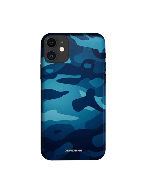

CelfieDesign Blue Camo Azure Blue Printed iPhone 11 Slim Back Case