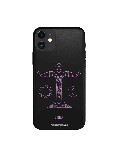 

CelfieDesign Black & Purple Libra iPhone 11 Slim Back Case