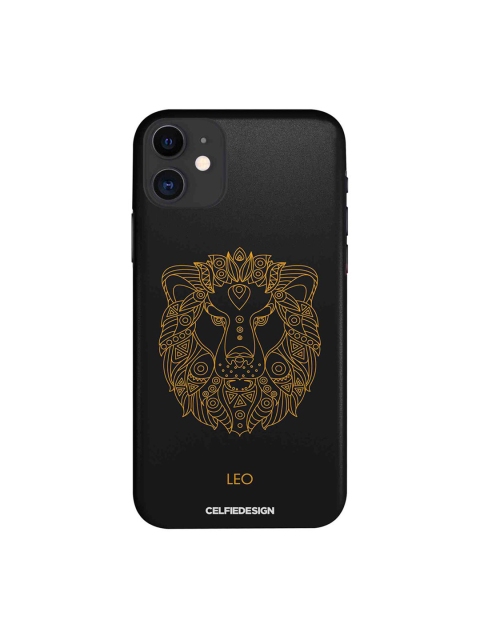 

CelfieDesign Black & Yellow Leo iPhone 11 Slim Back Case