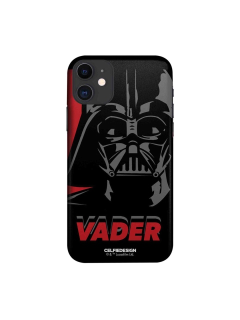 

CelfieDesign Black & Grey Vader Plastic iPhone 11 Slim Back Case
