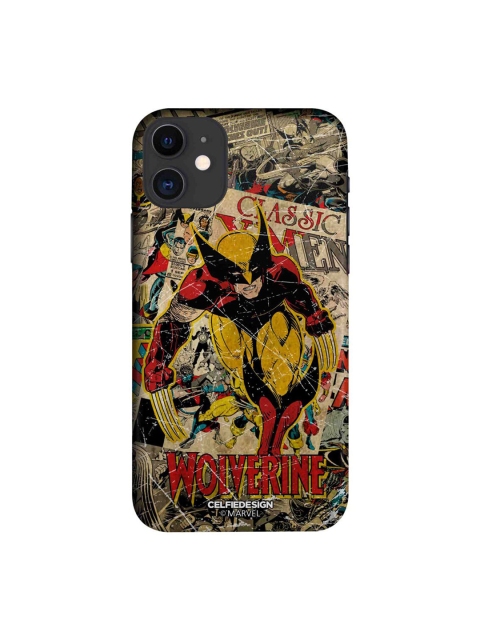 

CelfieDesign Yellow & Red Comic Wolverine Printed iPhone 11 Slim Back Case