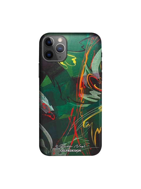 

CelfieDesign Green & Red Strokes of Life iPhone 11 Pro Slim Back Case